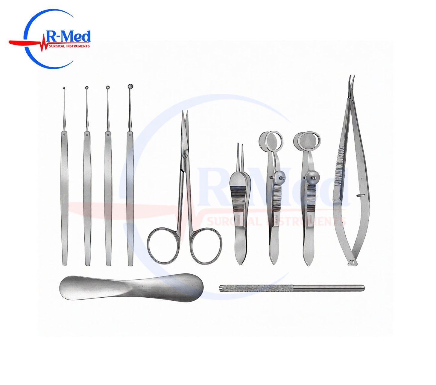 Chalazion Surgery Instruments Set 11 PCs Ophthalmic Surgical Instruments