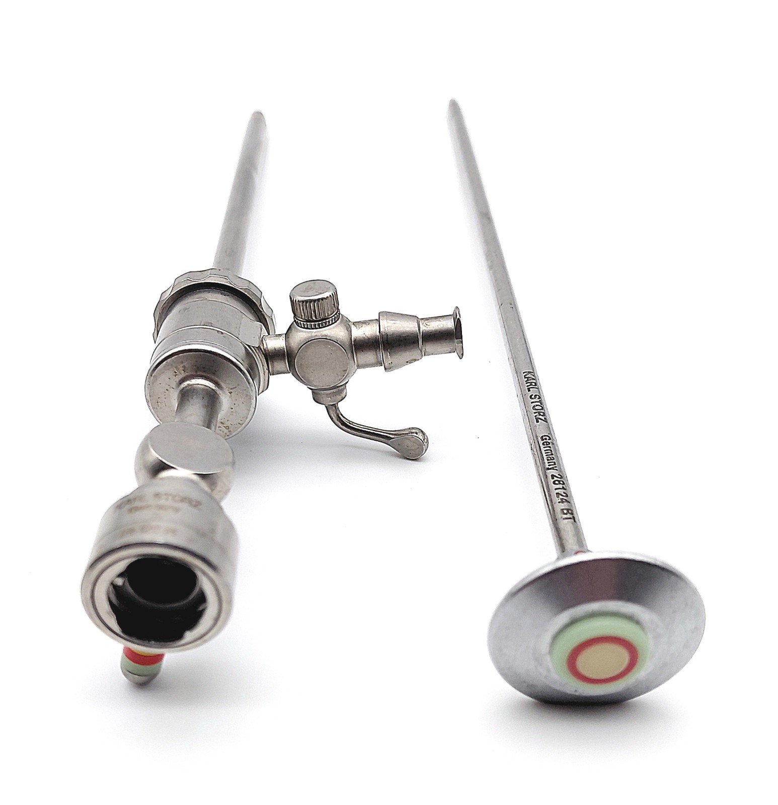 Karl Storz 28126R Arthroscope Sheath w/ 28124BT Blunt Obturator 5.5mm x 12cm