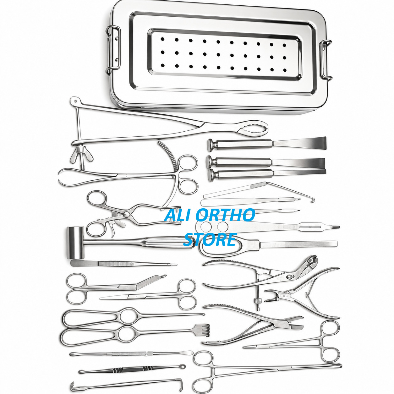 Basic Orthopedic Instrument Set 26 PCS Bone Surgery Tools Stainless Steel