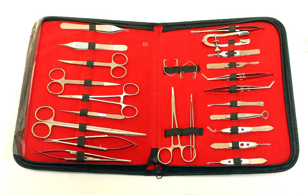 24 Pcs Eye Micro Surgical Ophthalmic Instruments Set Kit
