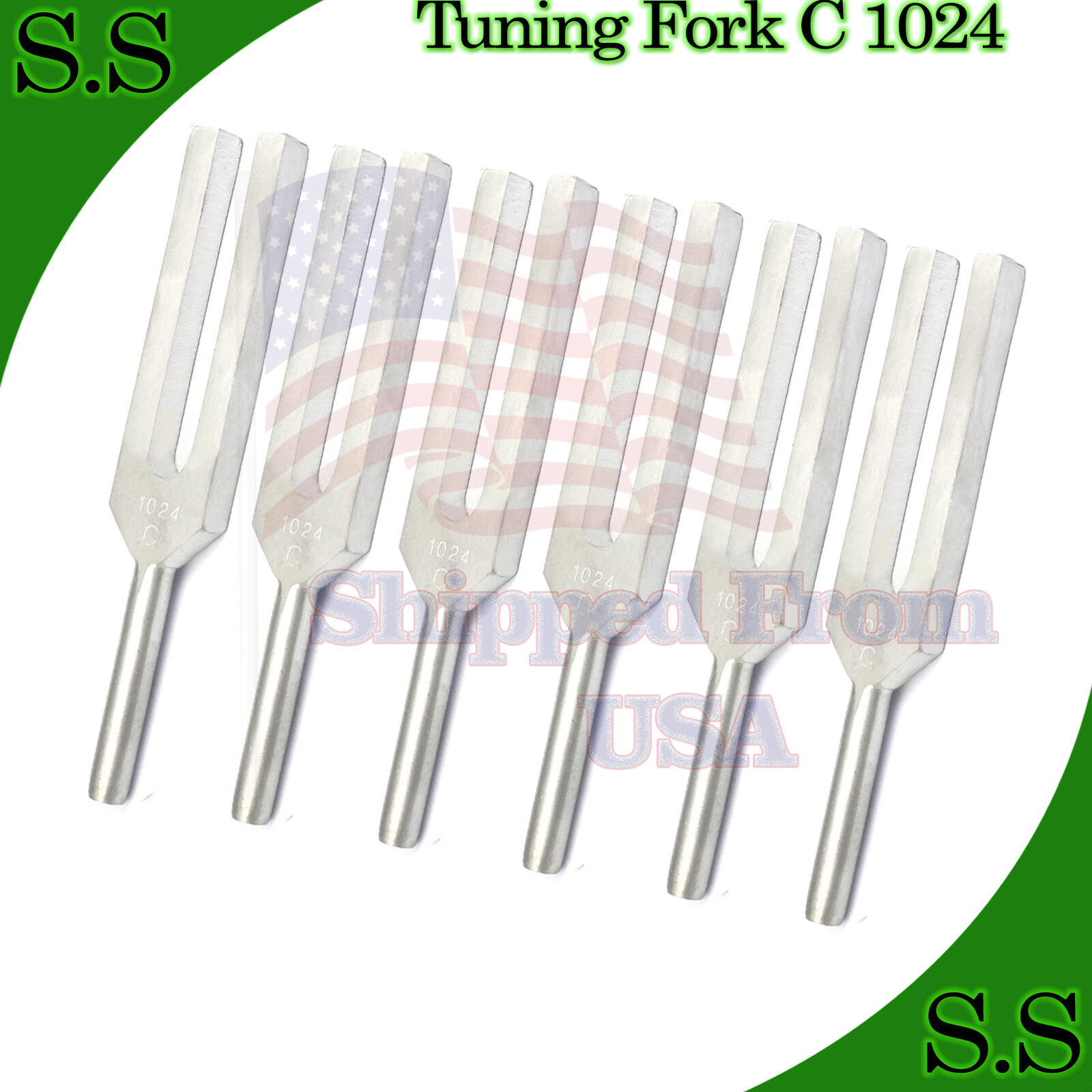 6 Tuning Fork C1024 Surgical Medical Instruments