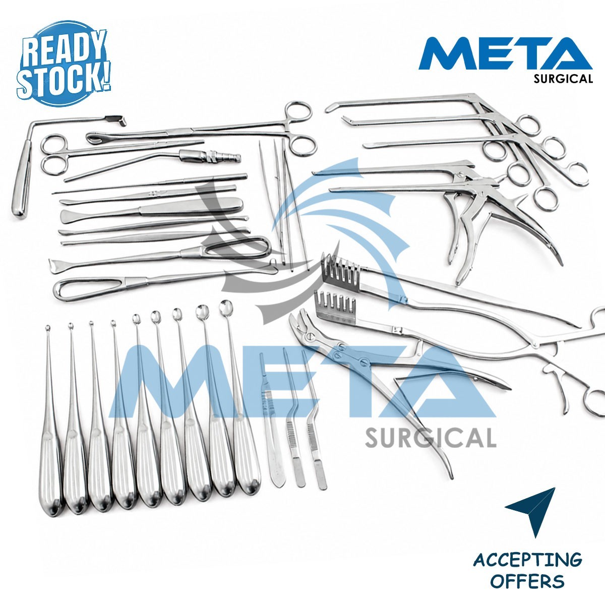 Laminectomy Set 35 Pcs Surgical Orthopedic Surgical Instruments Stainless Steel