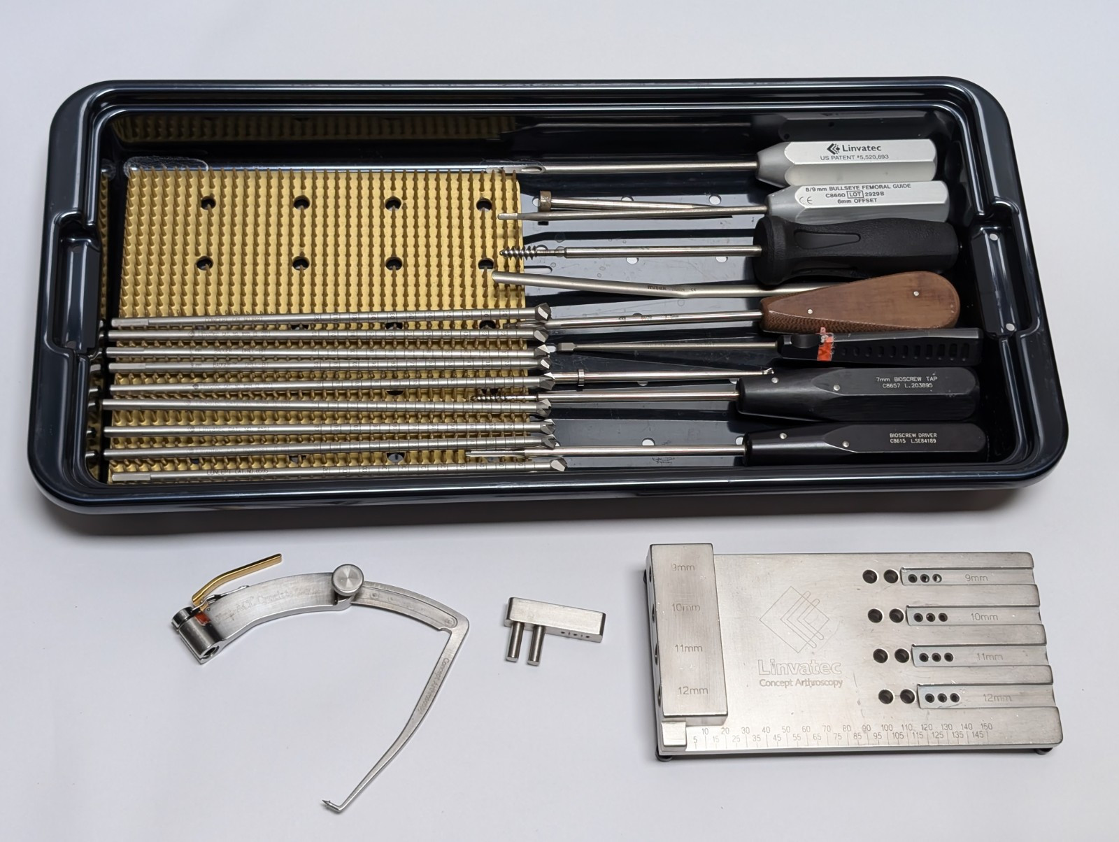 LINVATEC CONCEPT Instrument Set Pinn ACL Cruciate Guide (USED).