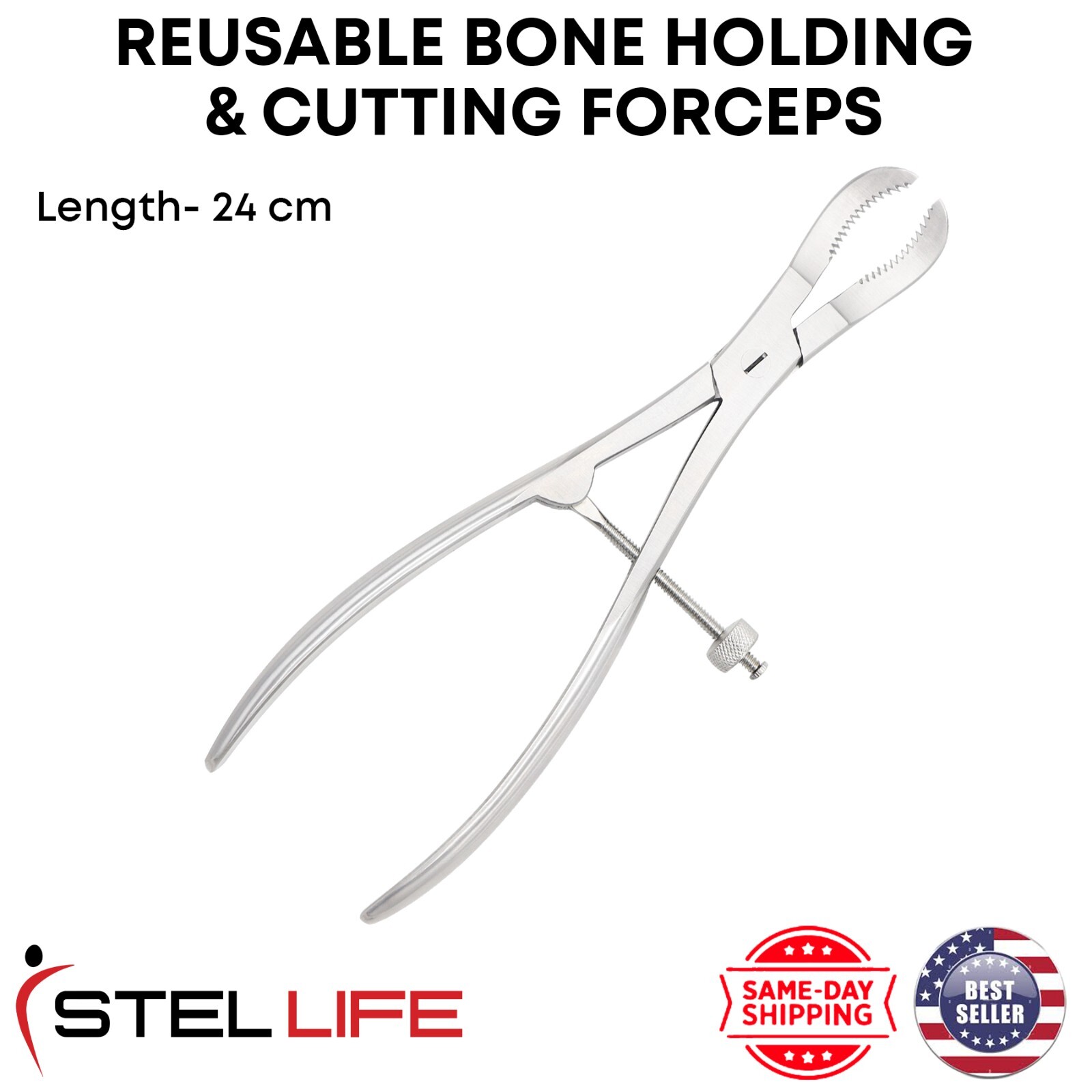 Reusable Bone Holdind&Cutting Forceps with Thread Fixation Orthopedic Instrument