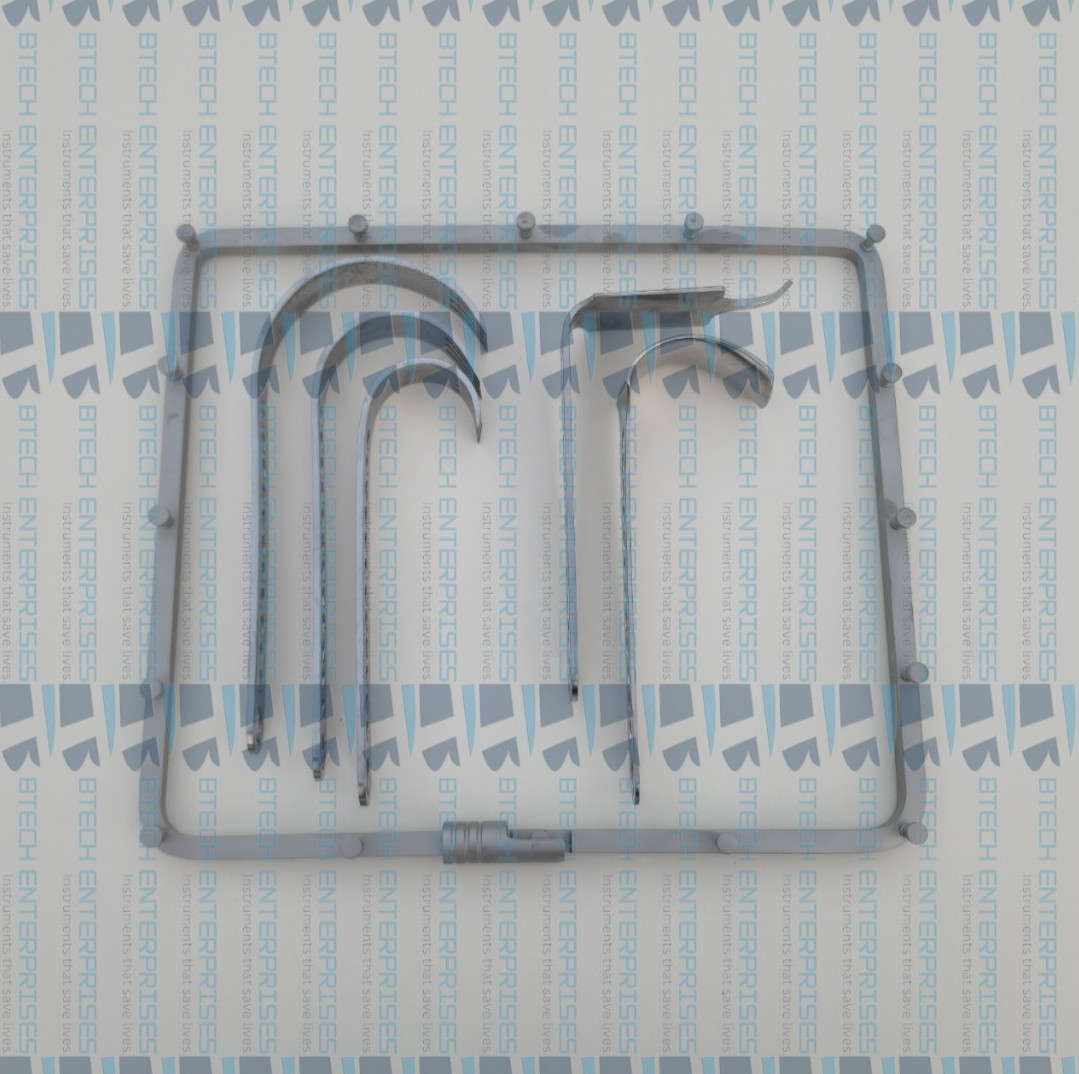 Charnley Square Frame Self-Retaining Hip Surgery Retractor 5 Blades Arthroplasty