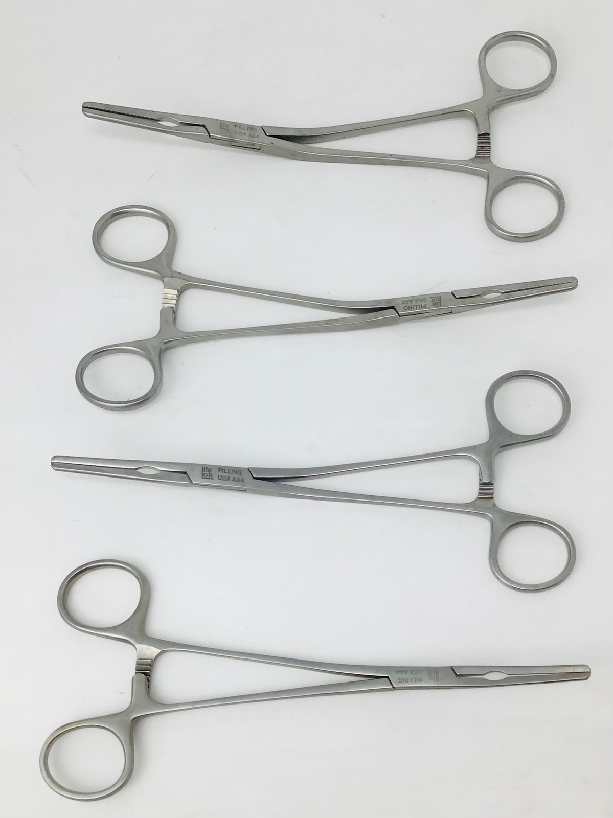 Pilling 356041 Cooley Pat-Ductus Clamps 7-7/8″ Angled – LOT of 4