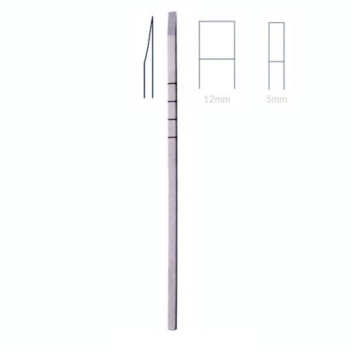 Cottle Nasal Chisel, 6.25″, Straight, Blade 4mm Wide, Premium