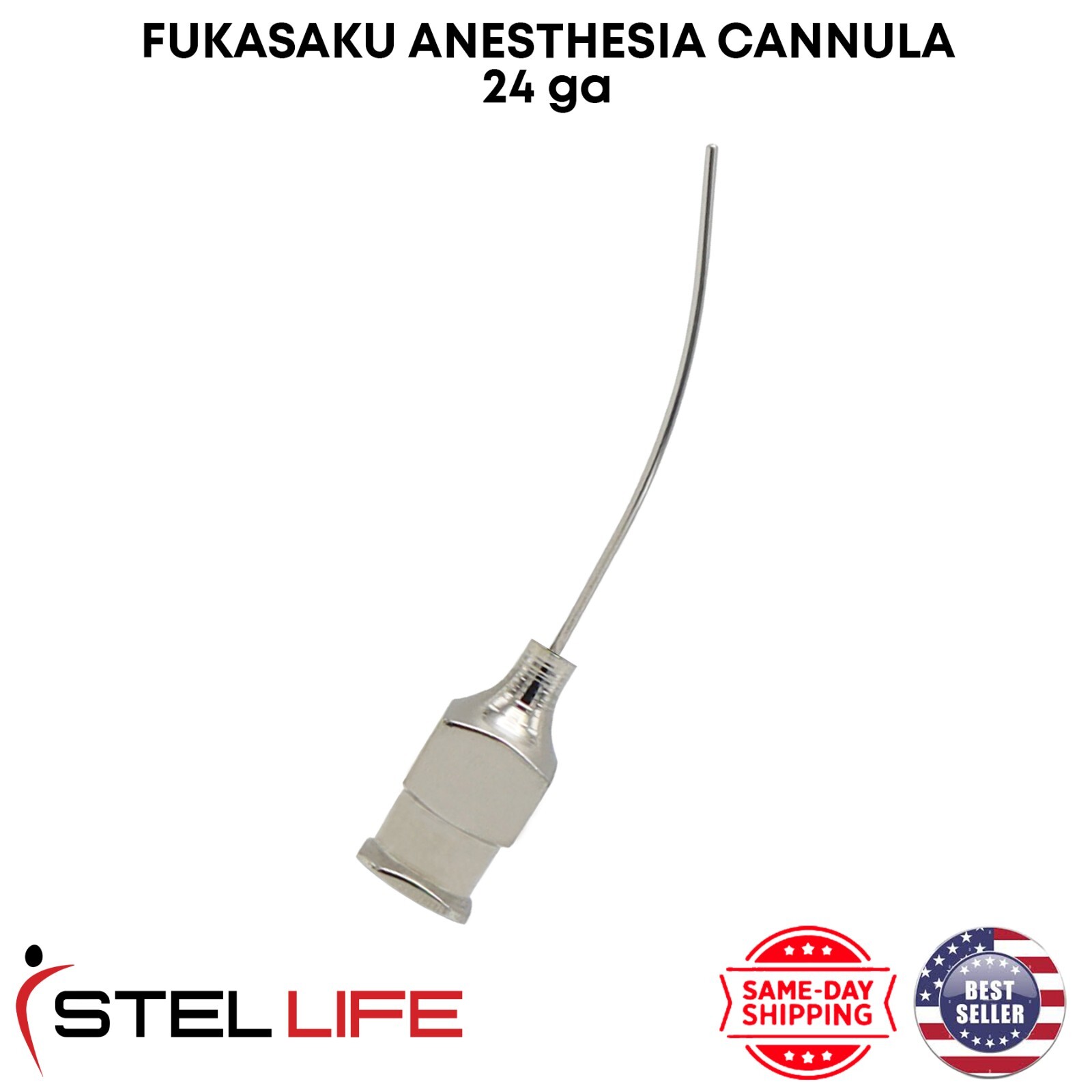 Anesthesia Fukasaku Cannula 24 Gauge Ophthalmic Tools Eye Surgical Instruments