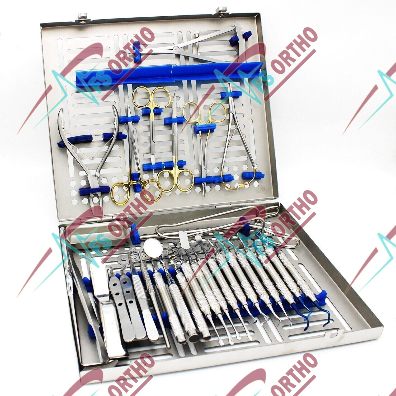 Periodontal Instruments Kit Dental Implants Surgical Orthodontics 33 PCS