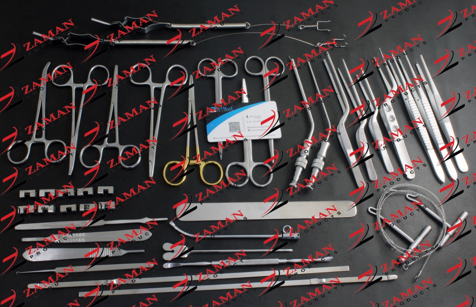 Cranial surgery instruments 43 PCs Complete Set A+ Quality By Zaman Products