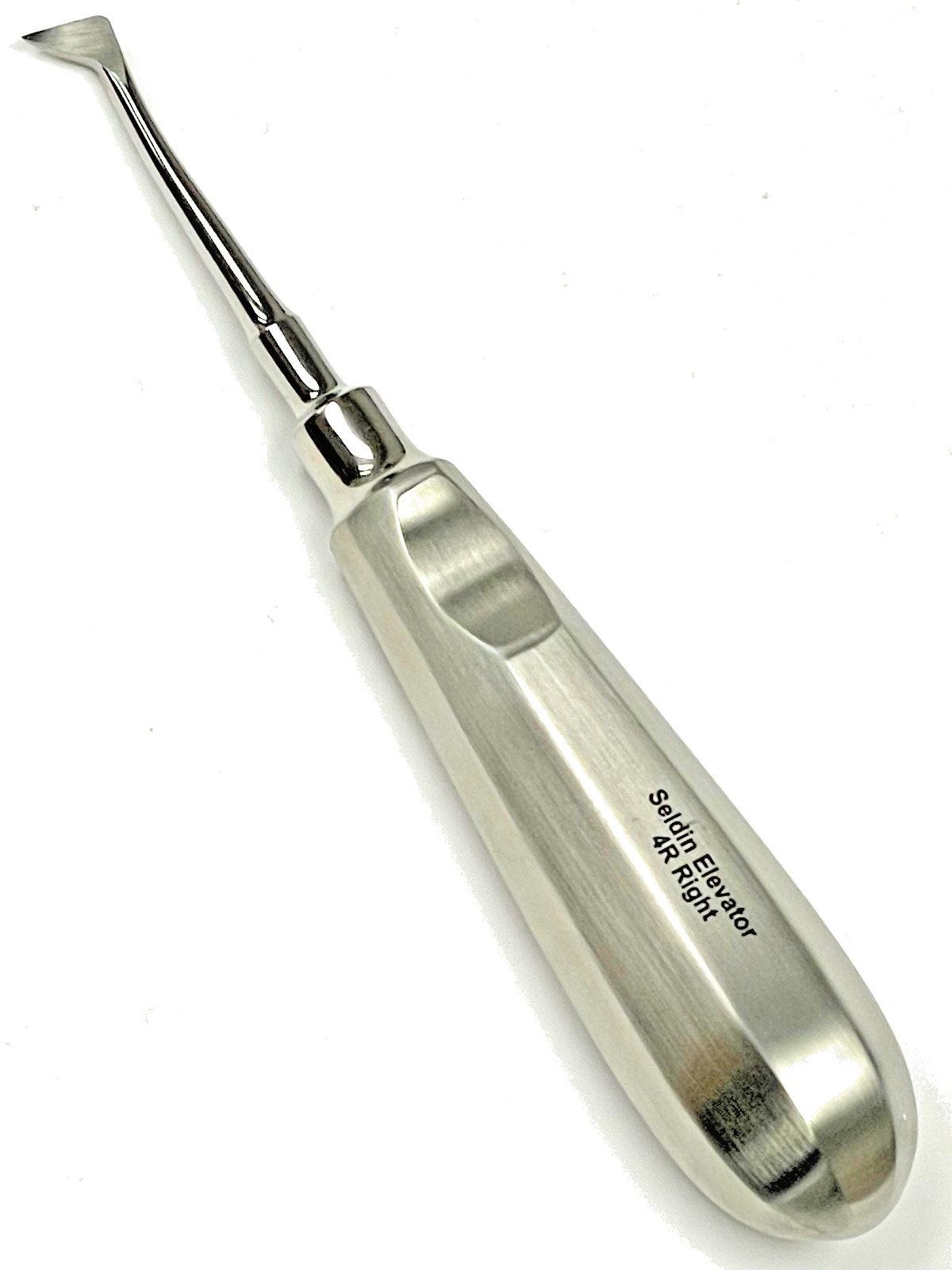 Set of 6 Dental Root Tip Pick Elevators, SELDIN 34S, Straight Tip 5 mm wide