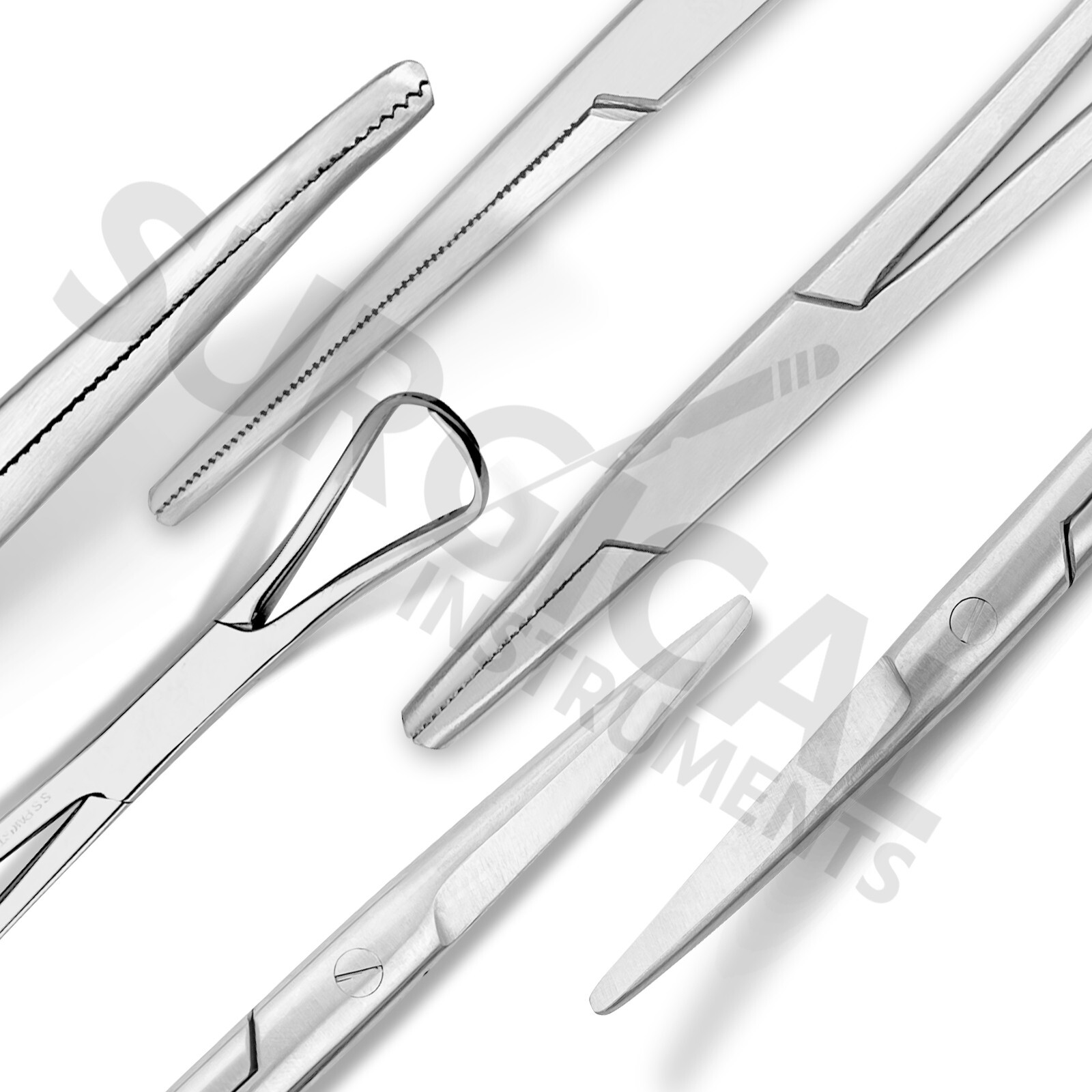 25 Pcs Bitch Spay Pack Kit Set Stainless Steel Surgical Veterinary Instruments