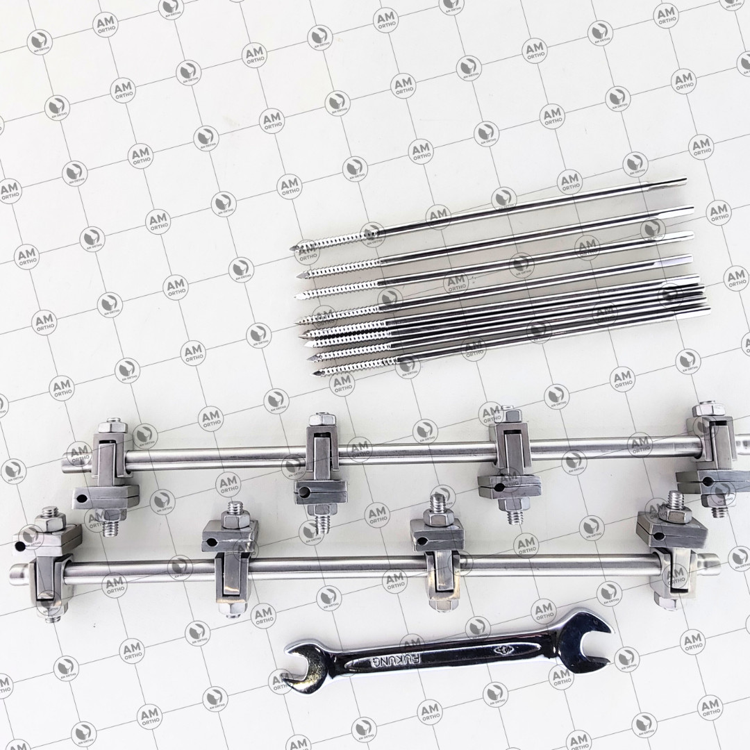 3.5mm External Fixator A.O Mini Clamps & Pin Surgical Instruments Set