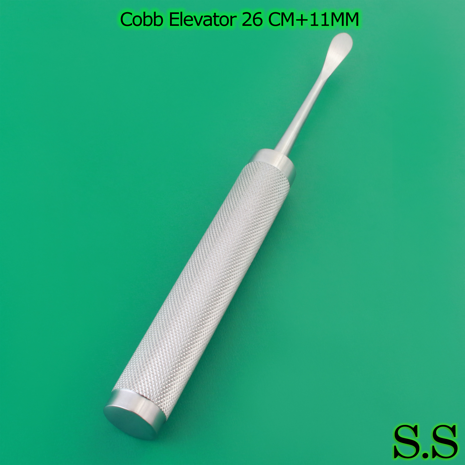 Cobb Elevator Round Handle 26cm,11mm Orthopedic Surgical Veterinary Instruments