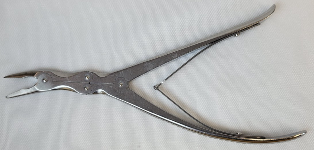 Swiss Leksell Stille Bone Rongeur Curved 4mm x 24 cm Orthopedic