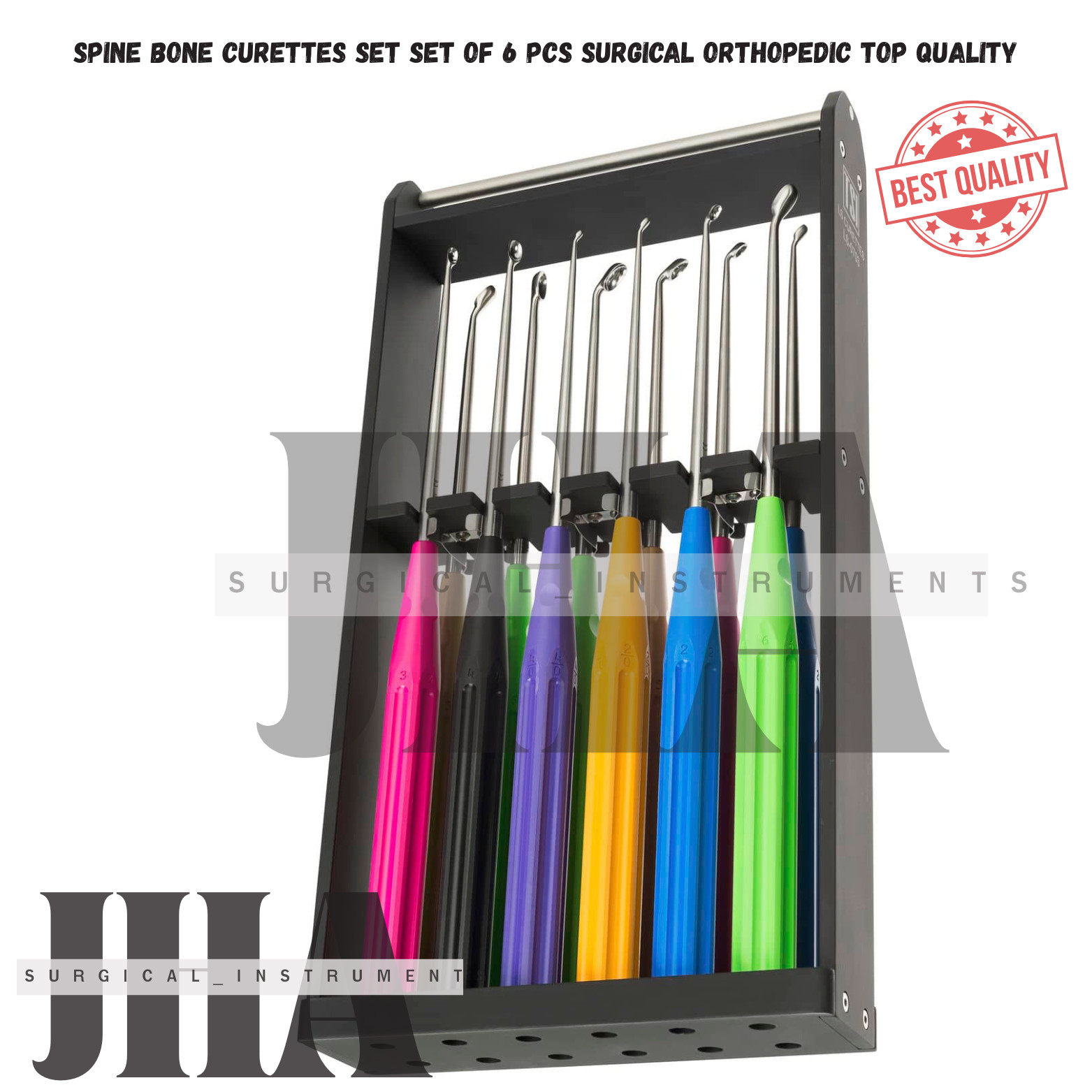 Spine Bone Curettes Set Set Of 6 Pcs Surgical Orthopedic Top Quality