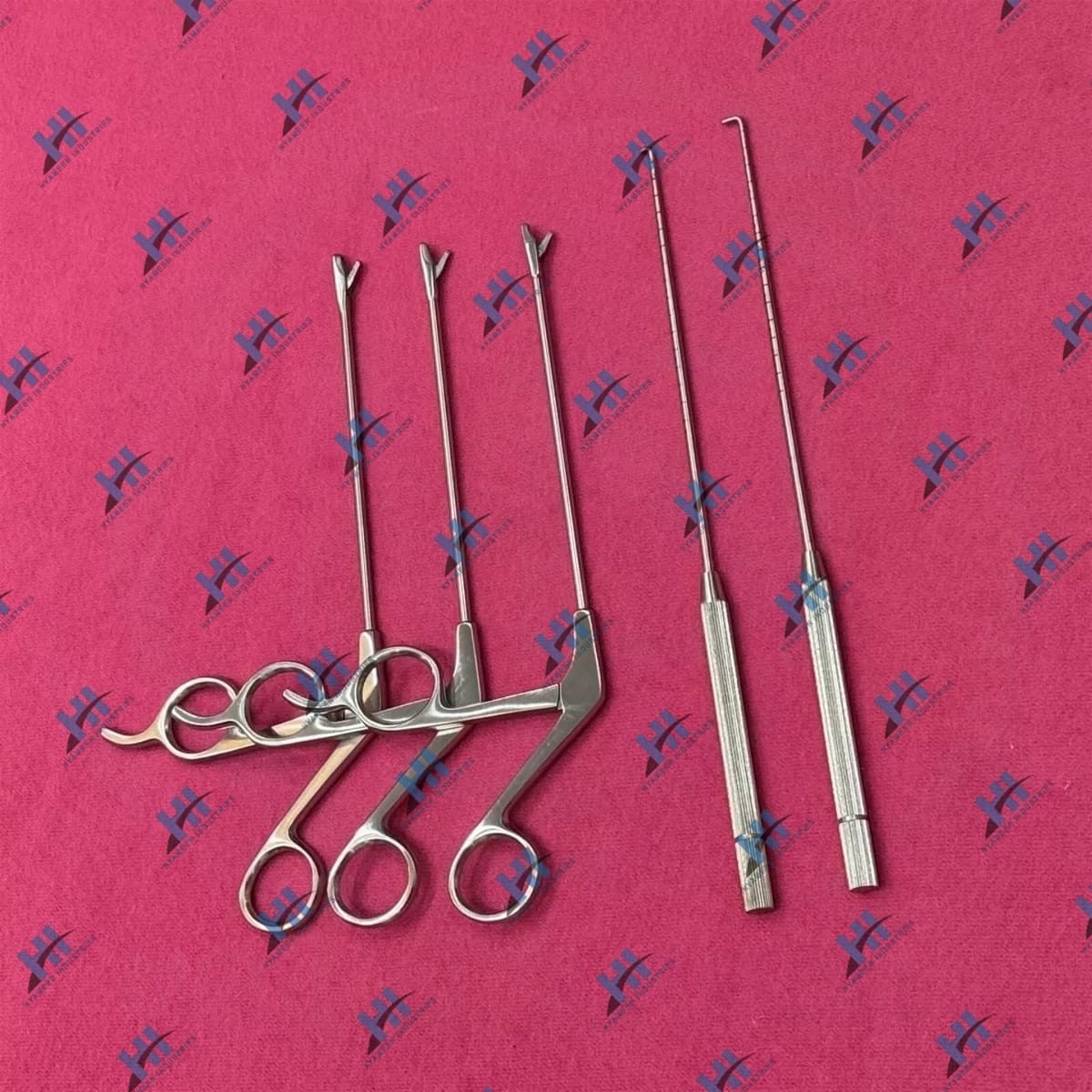 Arthroscopy Punch Forceps and Probe Set of 5 PCs Orthopedics Instruments German