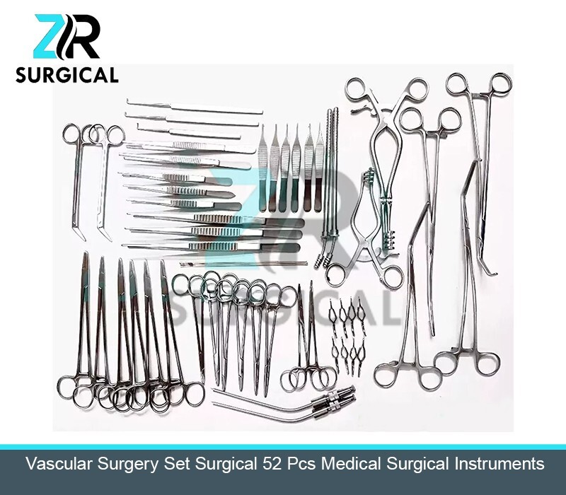 Vascular Surgery Set of 52 Pcs Surgical Specialty Surgical Instruments Set