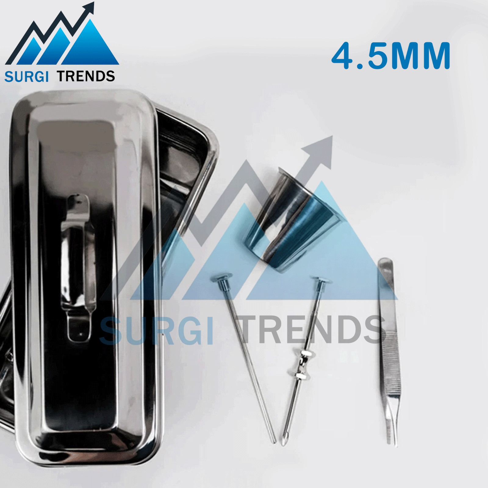4.5MM STAINLESS STEEL REUSABLE AUTOCLAVE TROCAR SET