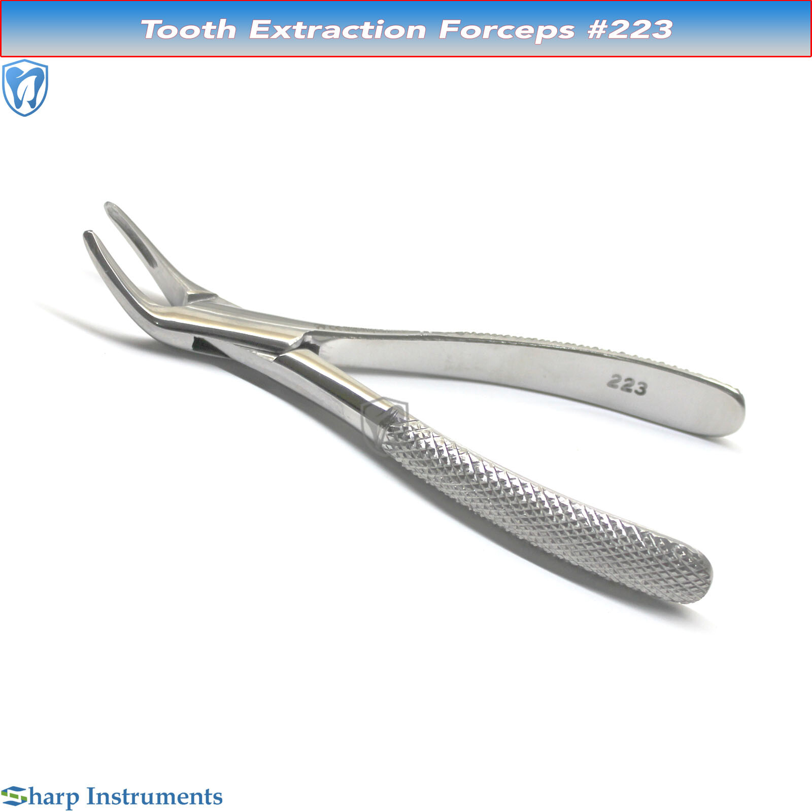 Tooth Extracting Forceps Witzel #223 Lower Molars Dental Surgical Instruments CE