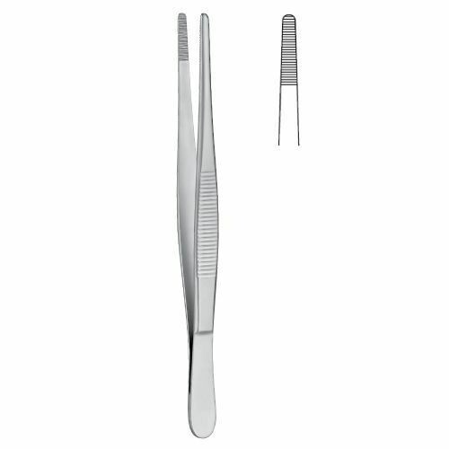 24 DRESSING Forceps, 6″, Standard Pattern, Straight, Serrated Tips