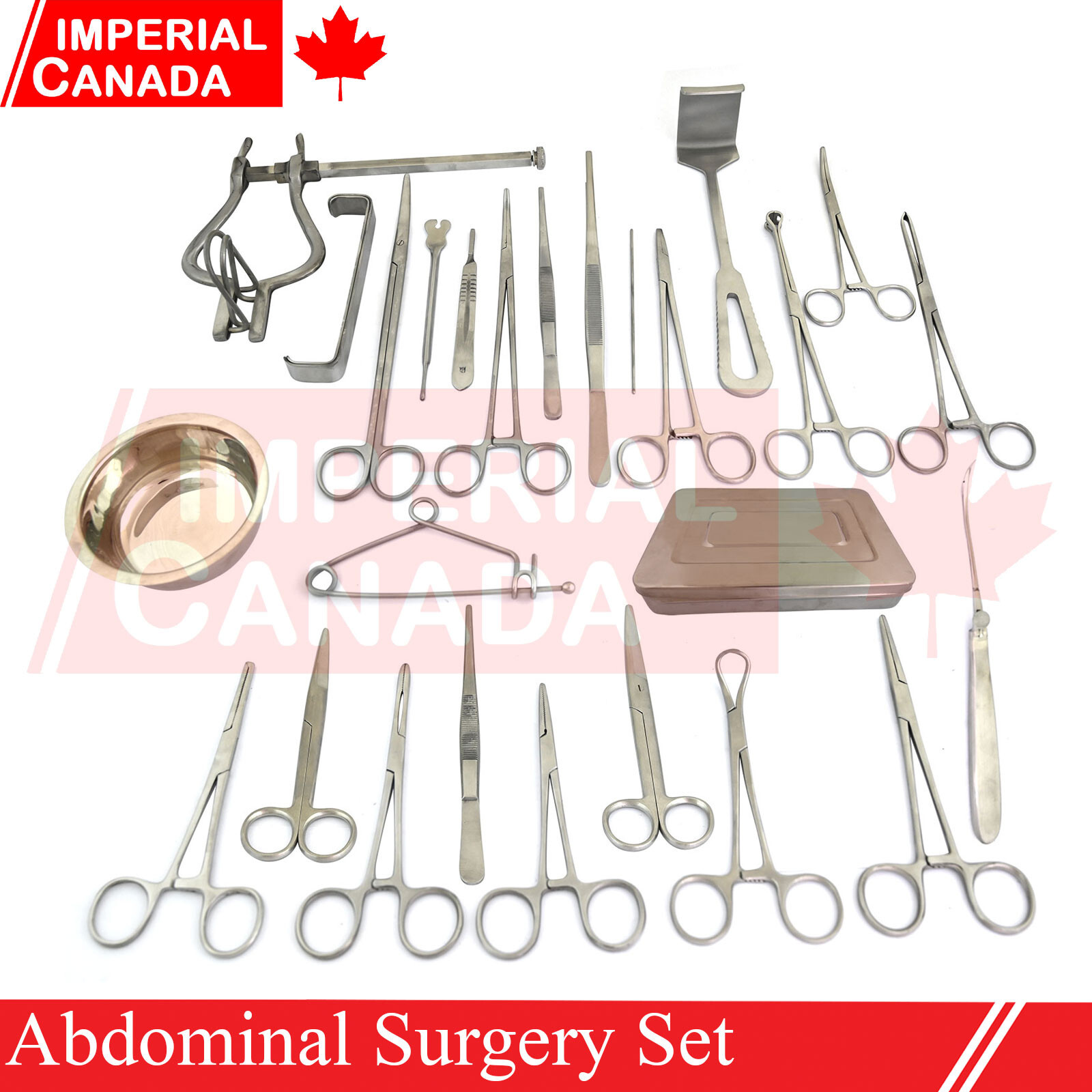 74 Pcs Abdominal Surgery Set Abdomen Belly Diagnostic instruments DS-1661