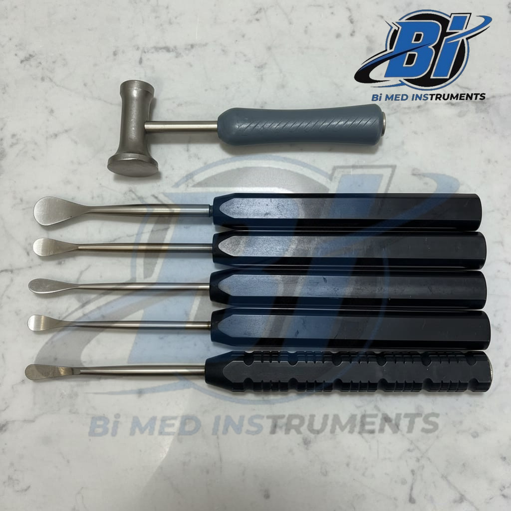 Cobb Elevator Set Spine Surgical orthopedic instruments set of 6 pcs black color