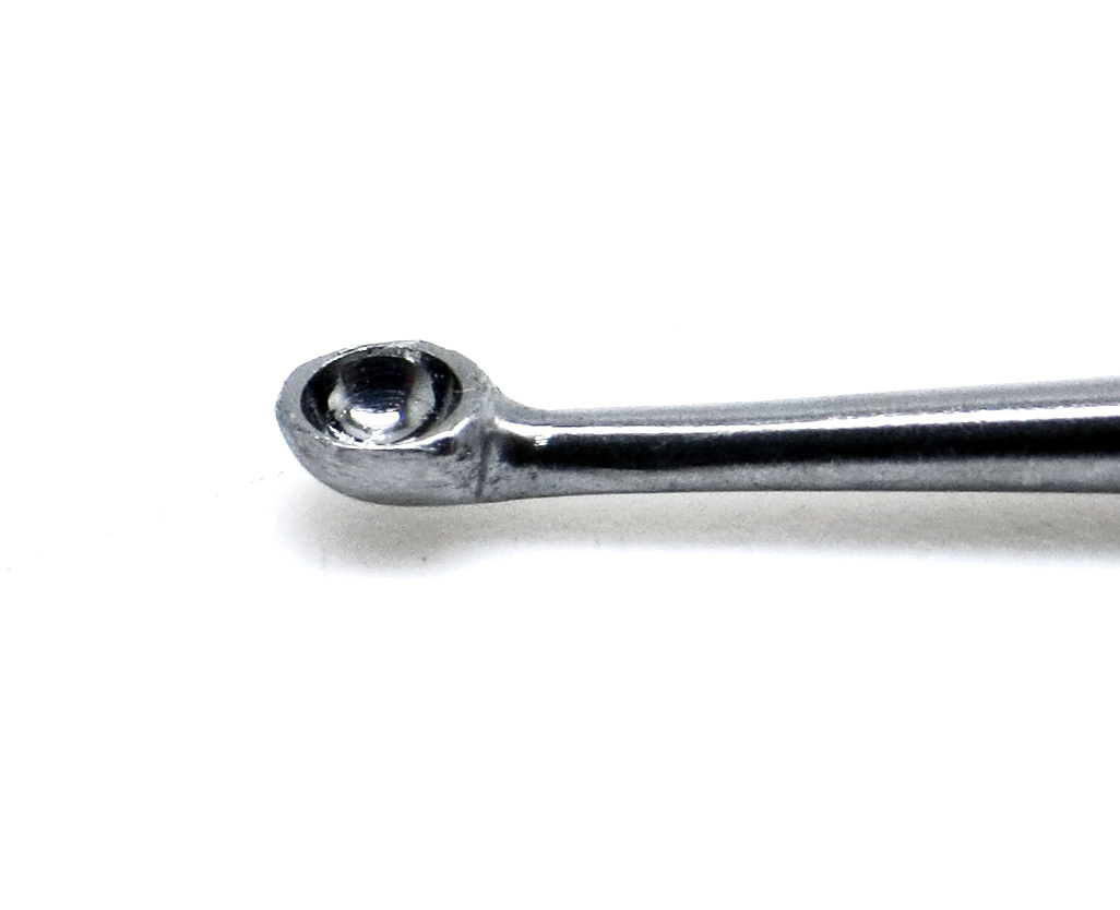 ENT Meyhoefer Chalazion Ear Curettes # 1 Cupped End 1.8mm Surgical Instruments