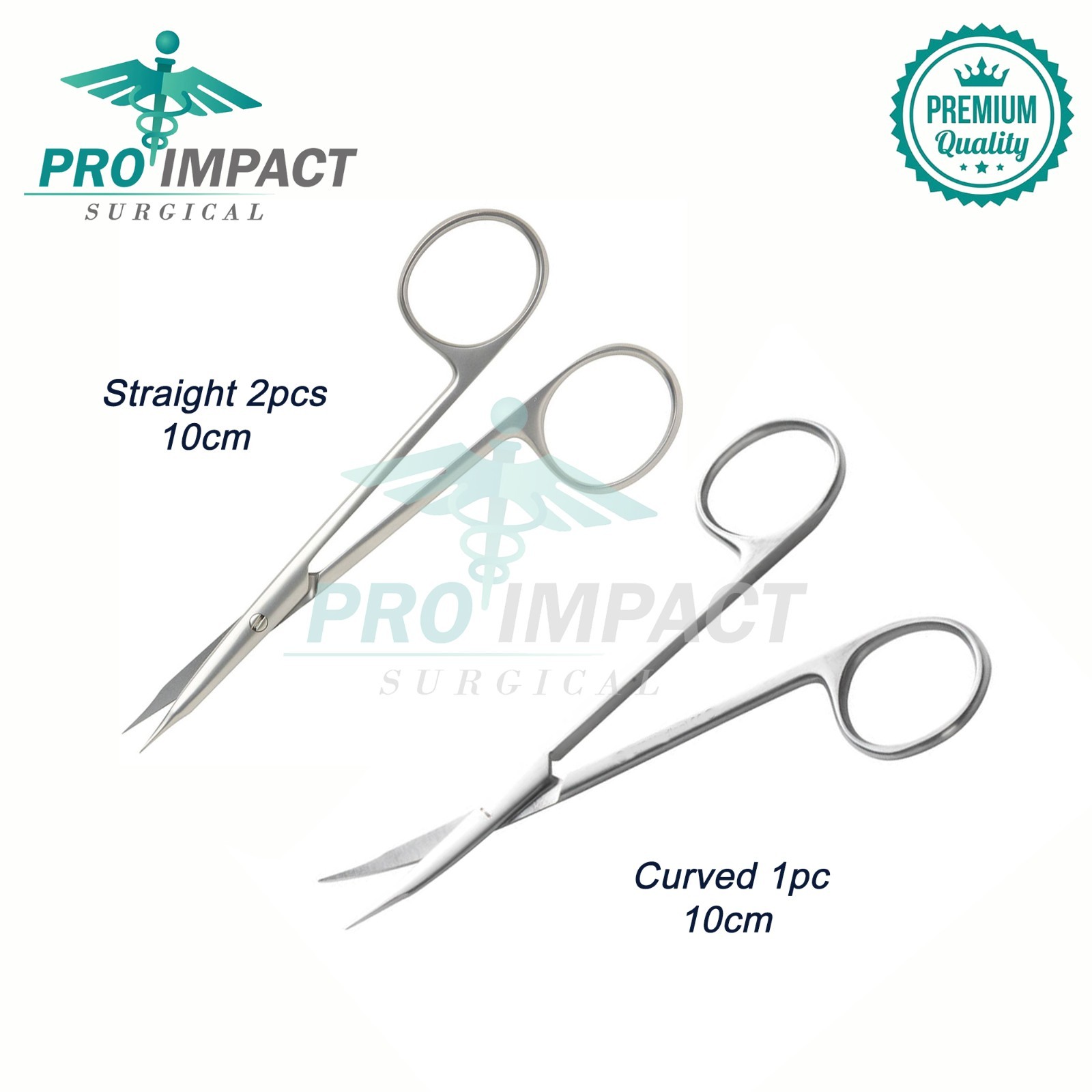 Stevens Tenotomy TC Scissors Tungsten Carbide Surgical Instrument Reusable 3pcs