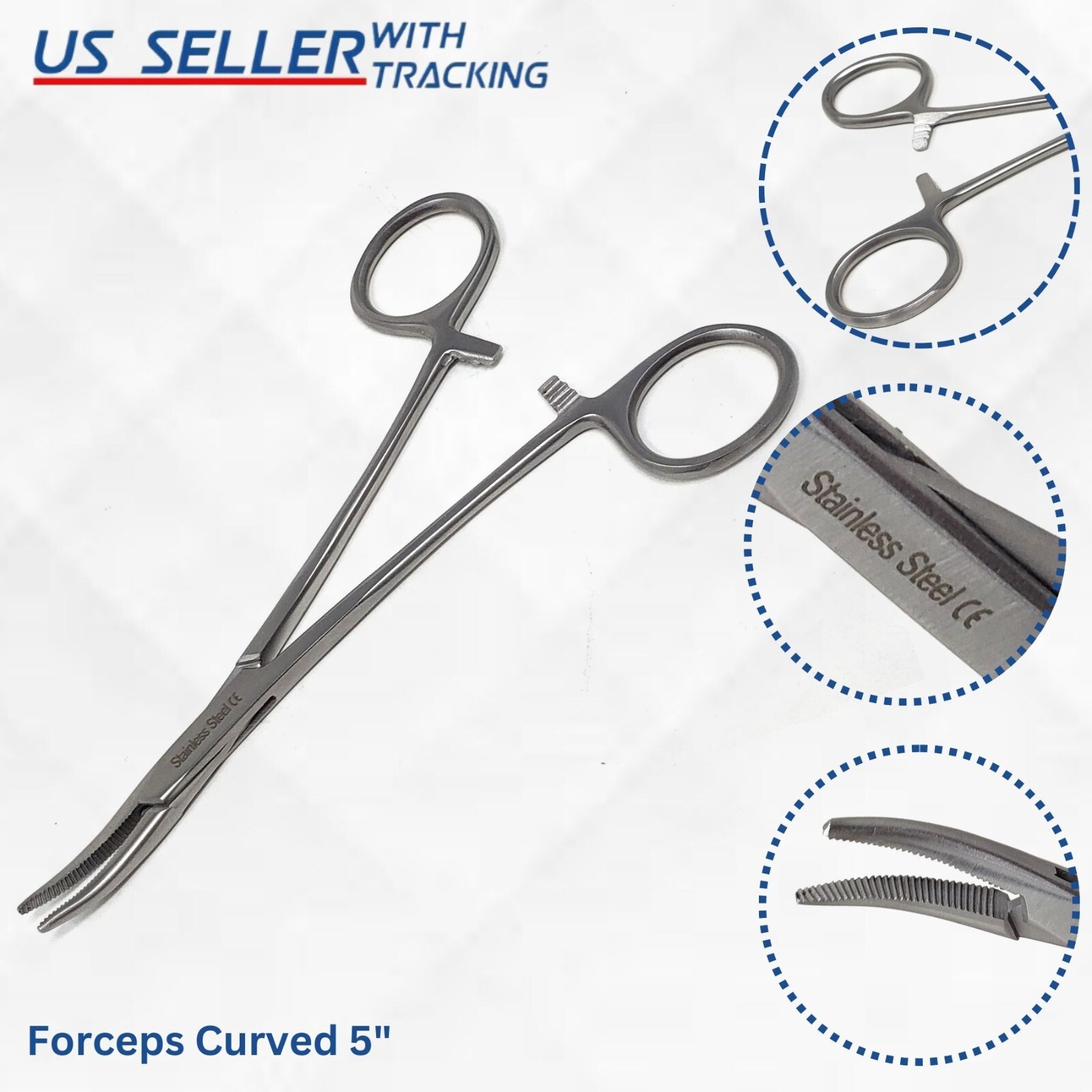 5 Pcs Debridement Podiatry Set With FREE Scalpel Blades Instruments German Grade