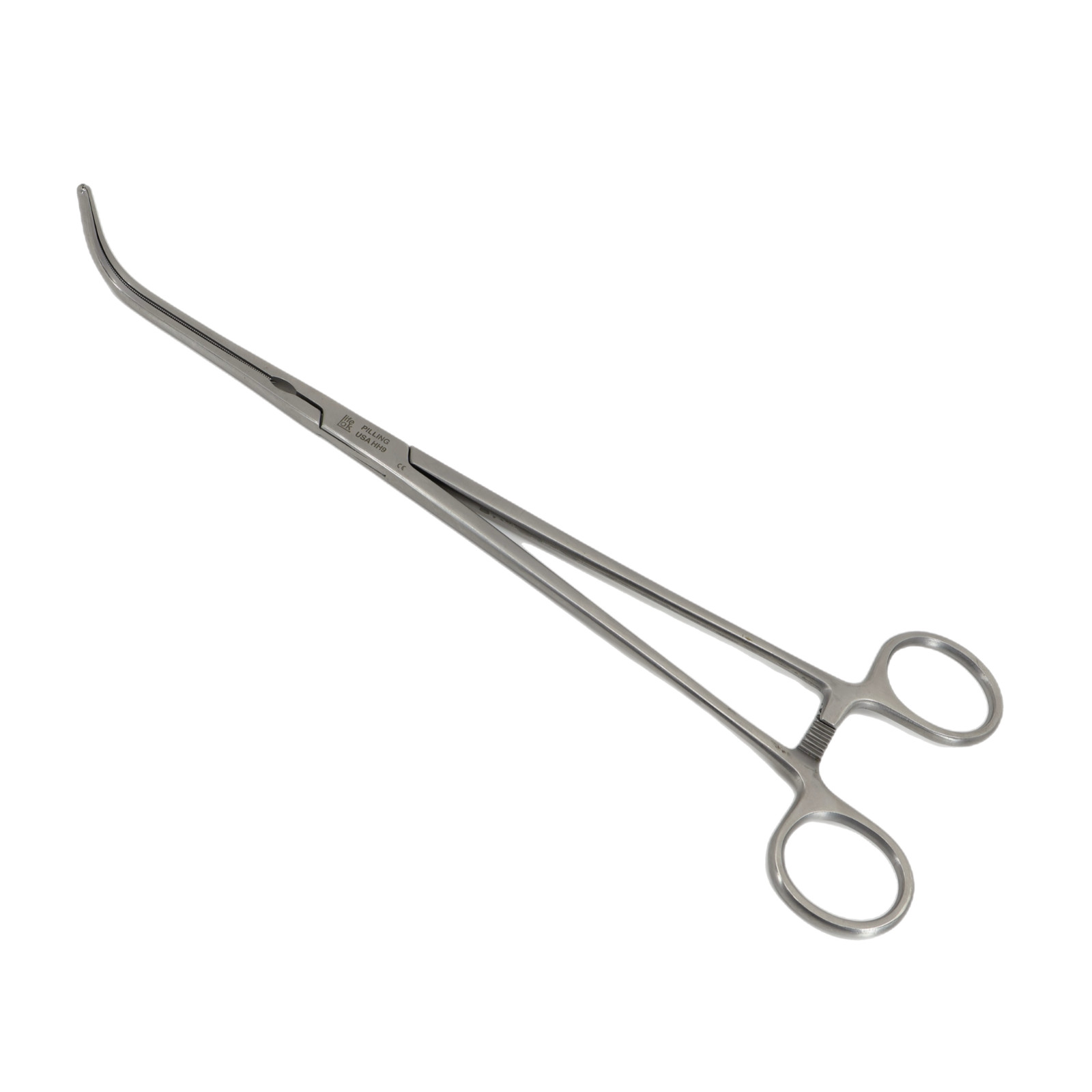 Pilling 34-2605 LifeLok Mixter Forceps, Delicate, Strong Curve, 11in | P7