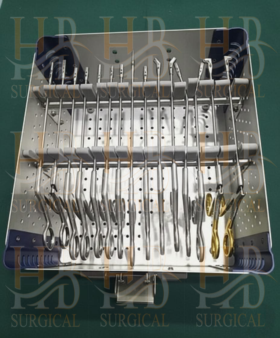 Arthroscopy Forceps Set knee surgery set 15 pcs with sterilization Box