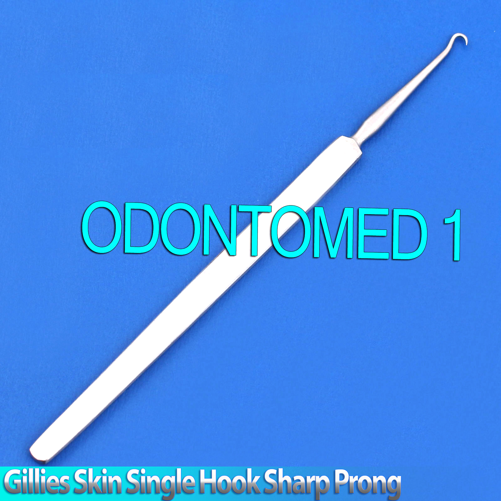 3 Pcs New Surgical Gillies Skin Single Hook Sharp Prong 6″ Retractor Instruments