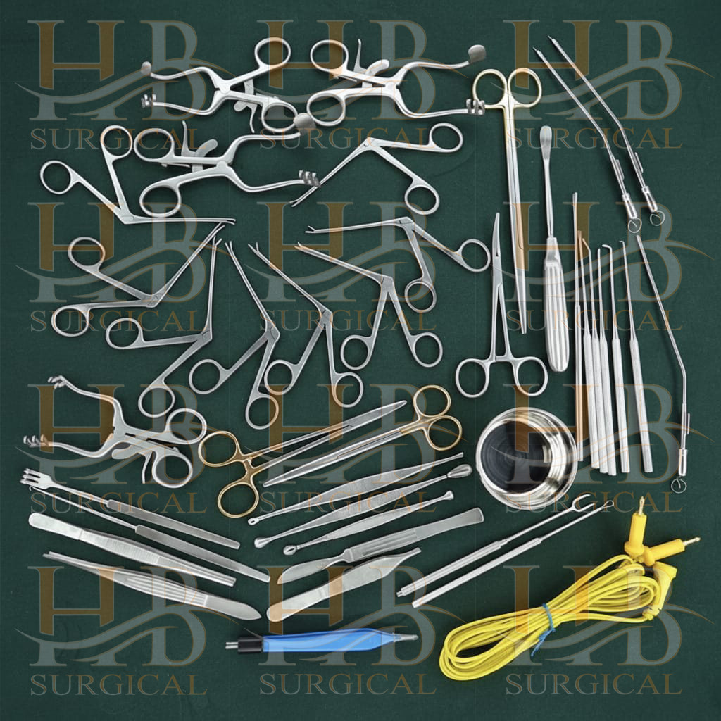 Tympanoplasty Micro Ear Surgery Instruments Set Of 41 Pieces
