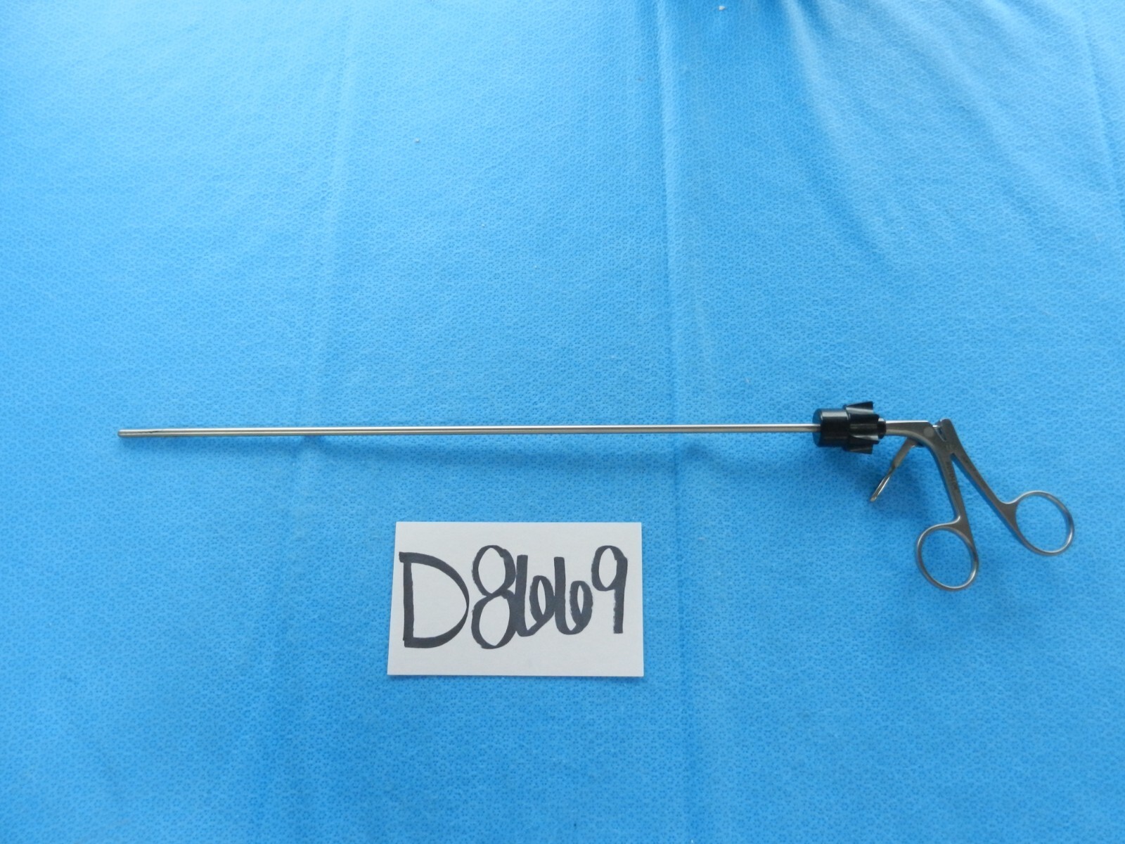 D8669 Jarit Surgical Fundus Lock Lever Grasping Forceps 5mm x 38.3cm C625-107LL