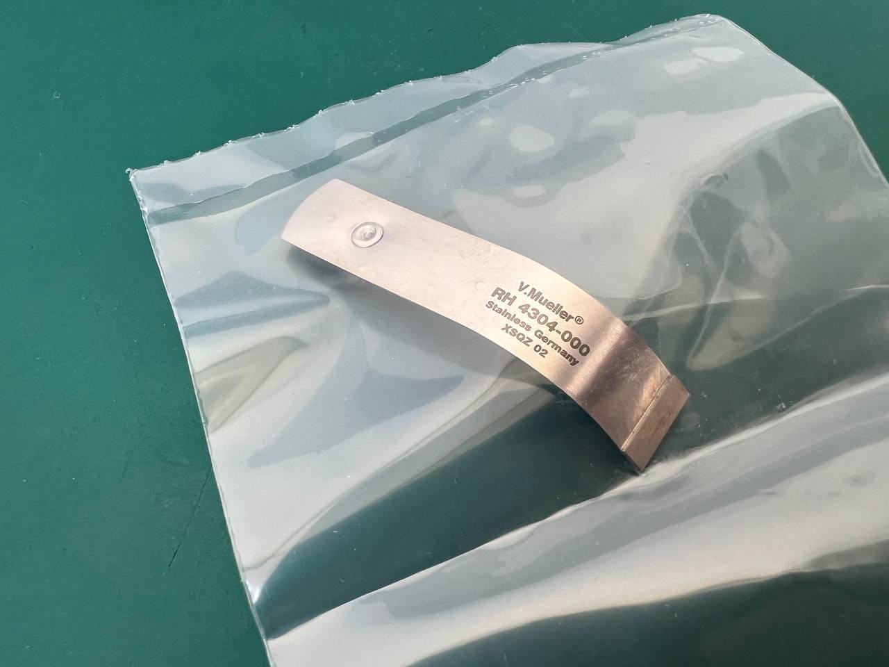 V.Mueller RH4304-000 Adenotome Blade Infant, size 0. 50mm x 10mm wide