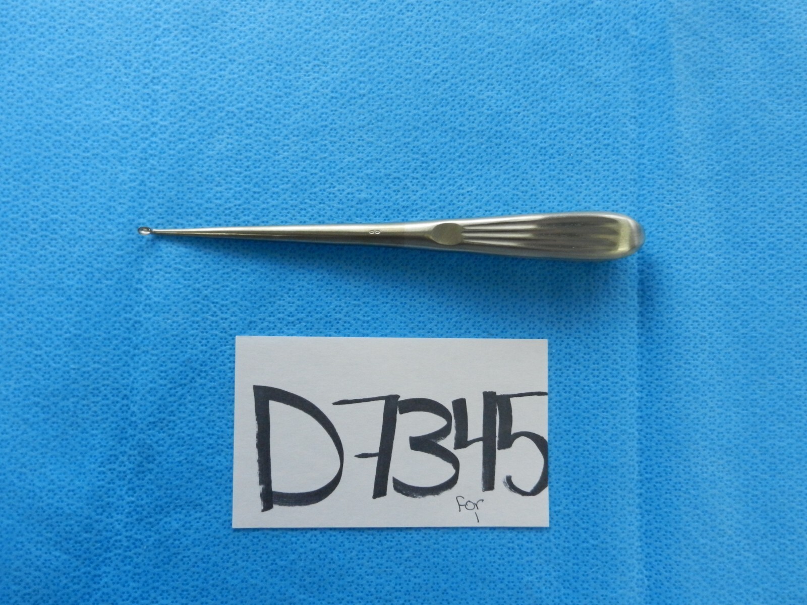 D7345 Aesculap Bruns Angled Cup Curette Size 00 MD474R