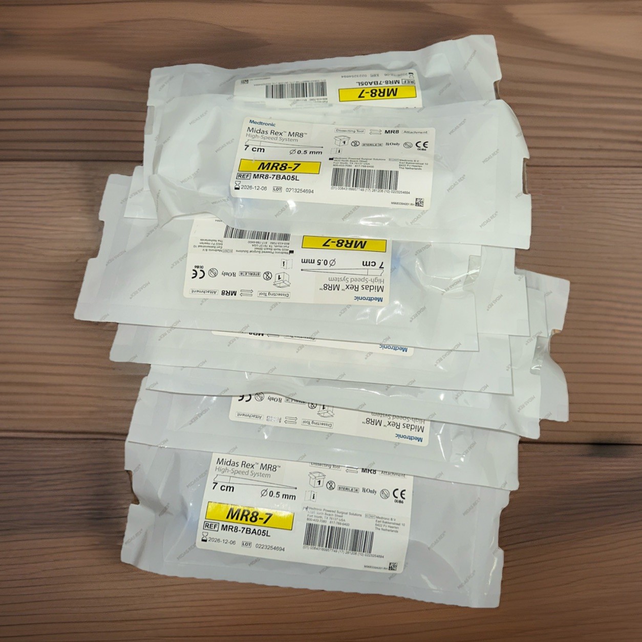 Medtronic Midas Rex MR8-7 REF MR8-7BA05L Lot. 10 Pieces. In Date.