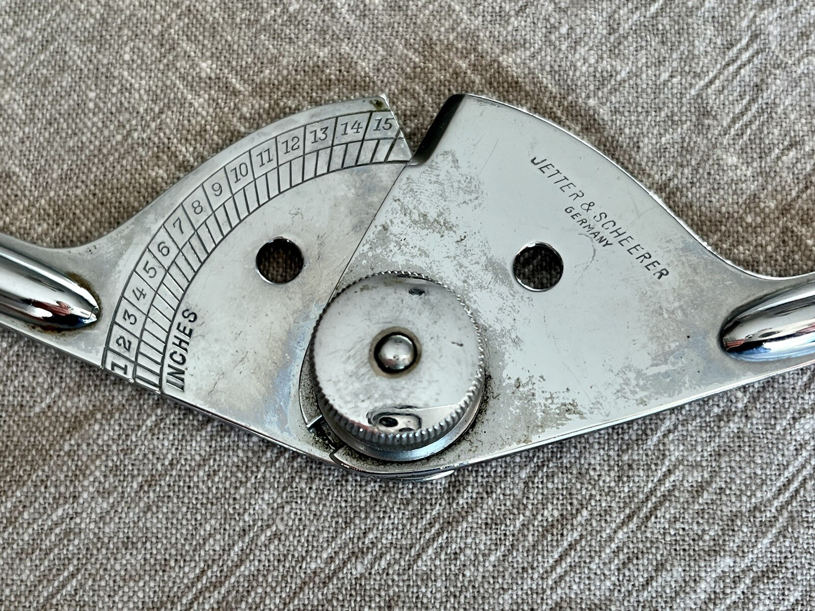 Jeeter & Scheerer Pelvimeter 15” OB/GYN Caliper Instrument Chrome Plated