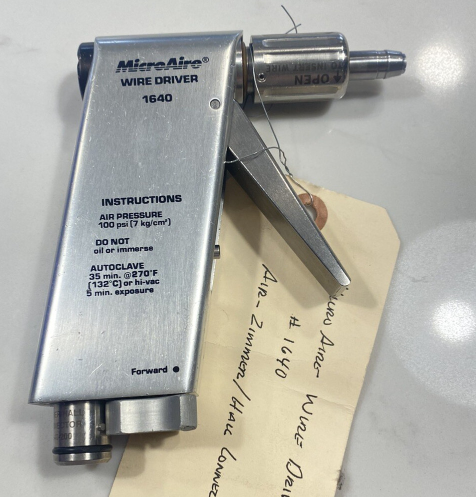 MicroAire Wire Driver Handpiece, Model: 1640