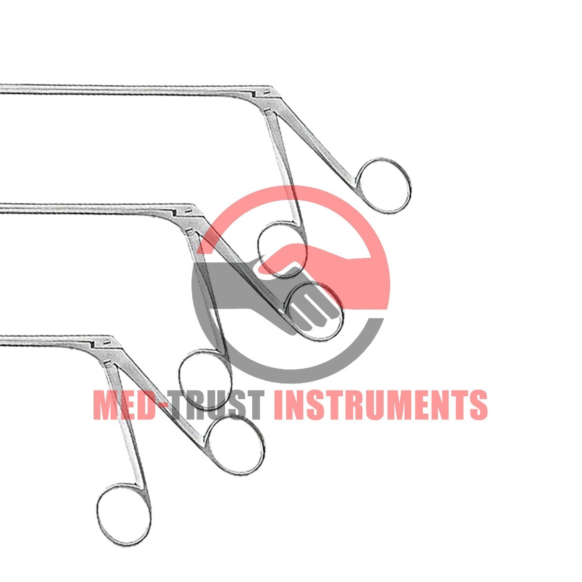 Laminectomy Rongeurs 7 inch 2,3 & 4mm Set of 3 Pcs Spine Orthopedic Instruments