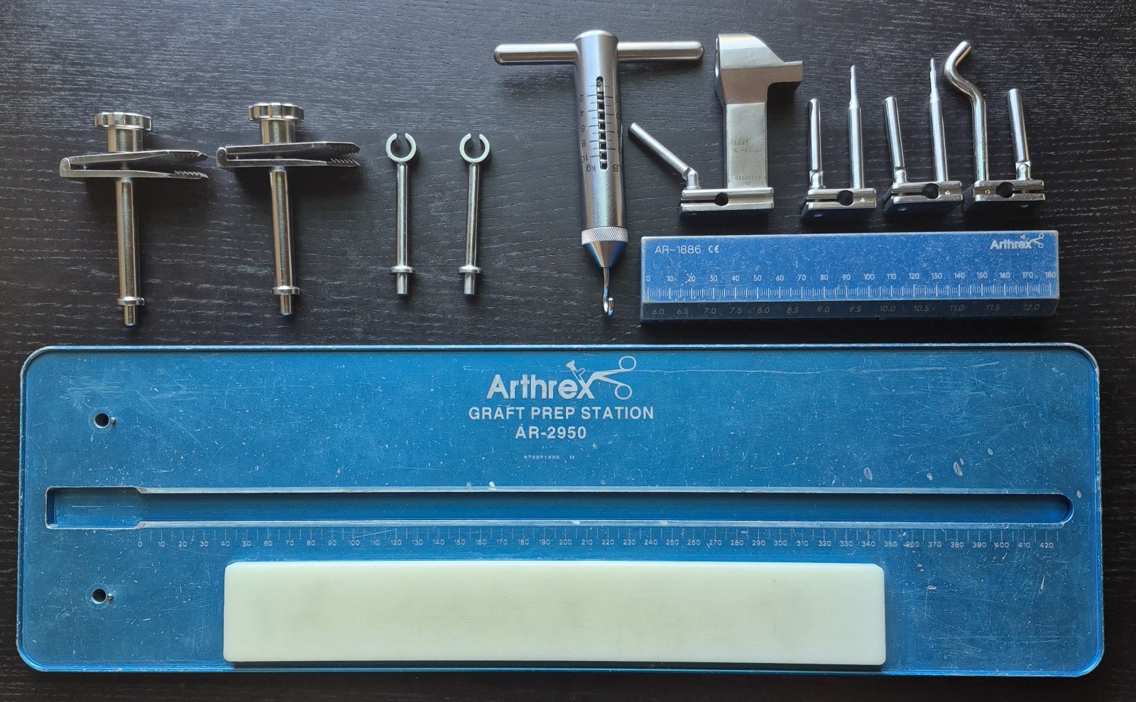 Arthrex AR-2950 Graft Station Lot (Not Complete)