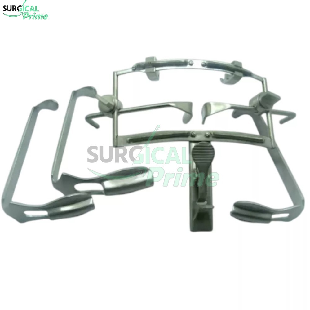 Dingman Mouth Gag Comes With 3 Blades Dental ENT Surgical Retractor Instruments