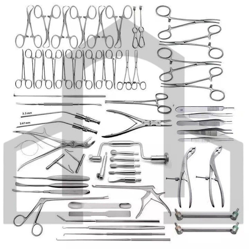 Neuro Surgery Instruments German Stainless Steel Surgical Instruments 151pcs Set