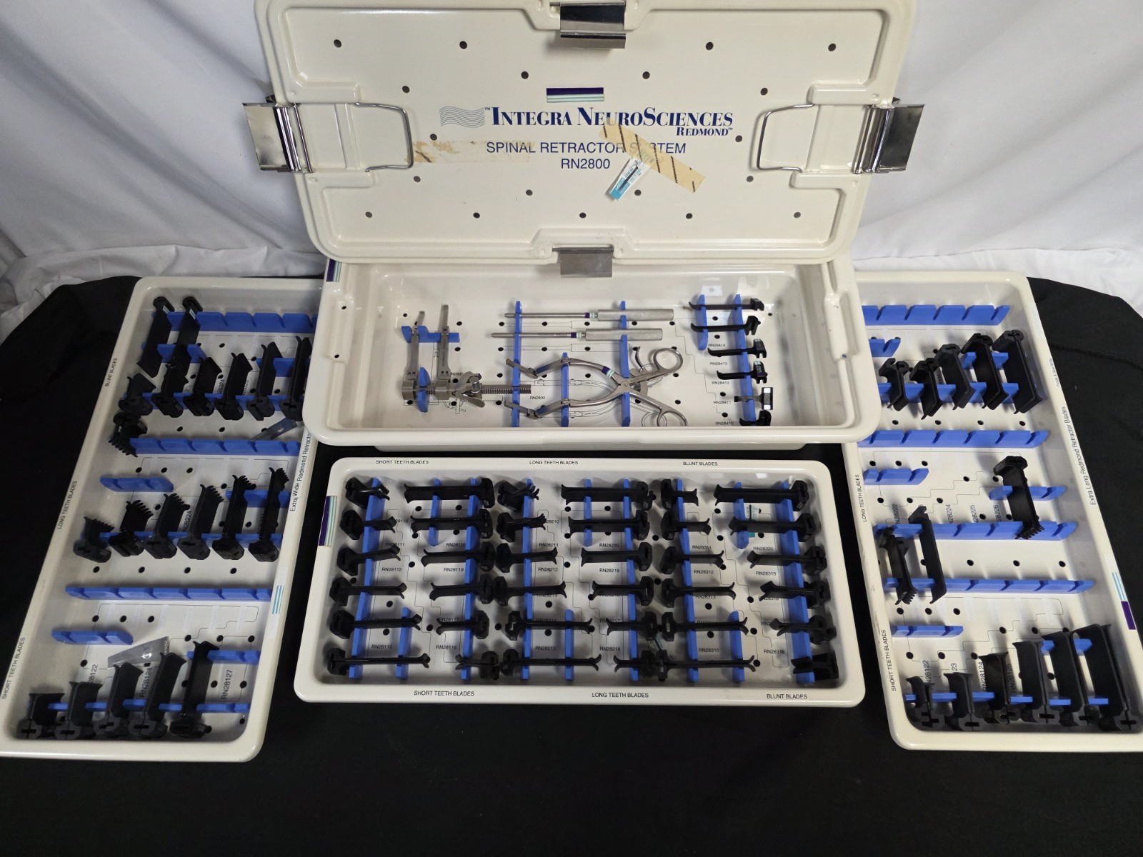 Integra Redmond Spinal Retractor RN2800 Complete w/ Many Extra Blades