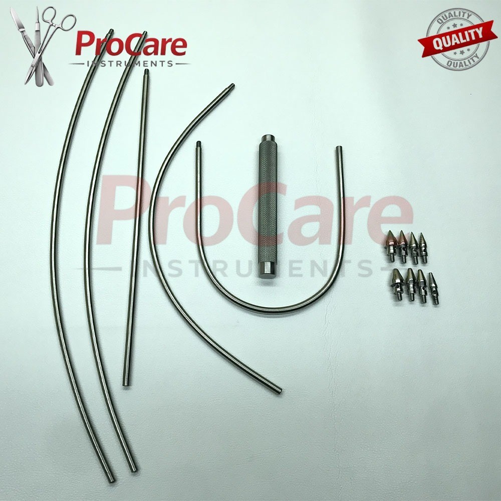 Vascular Set Fistula Tunneler Set of 11 PCs Orthopedic Surgical Instruments
