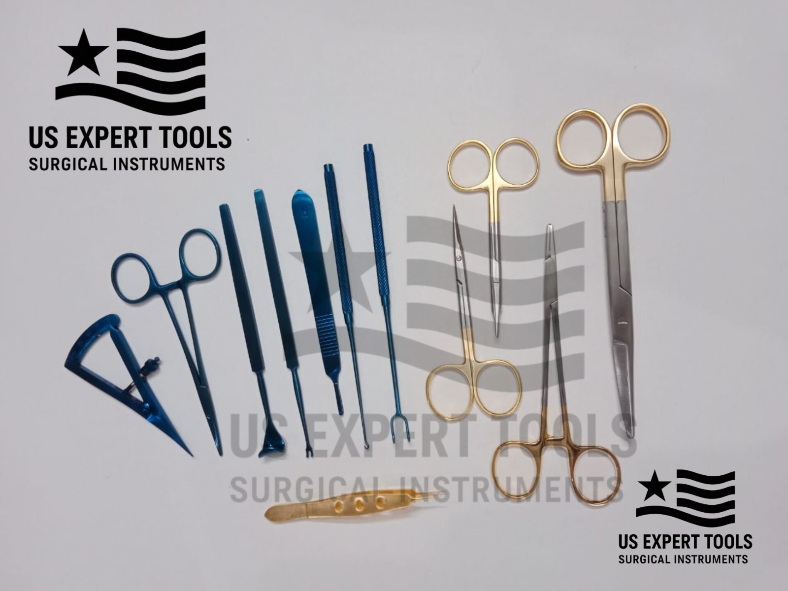 Blepharoplasty Kit,Plastic Surgery High Quality Instruments Kit Set of 11 PCs CE