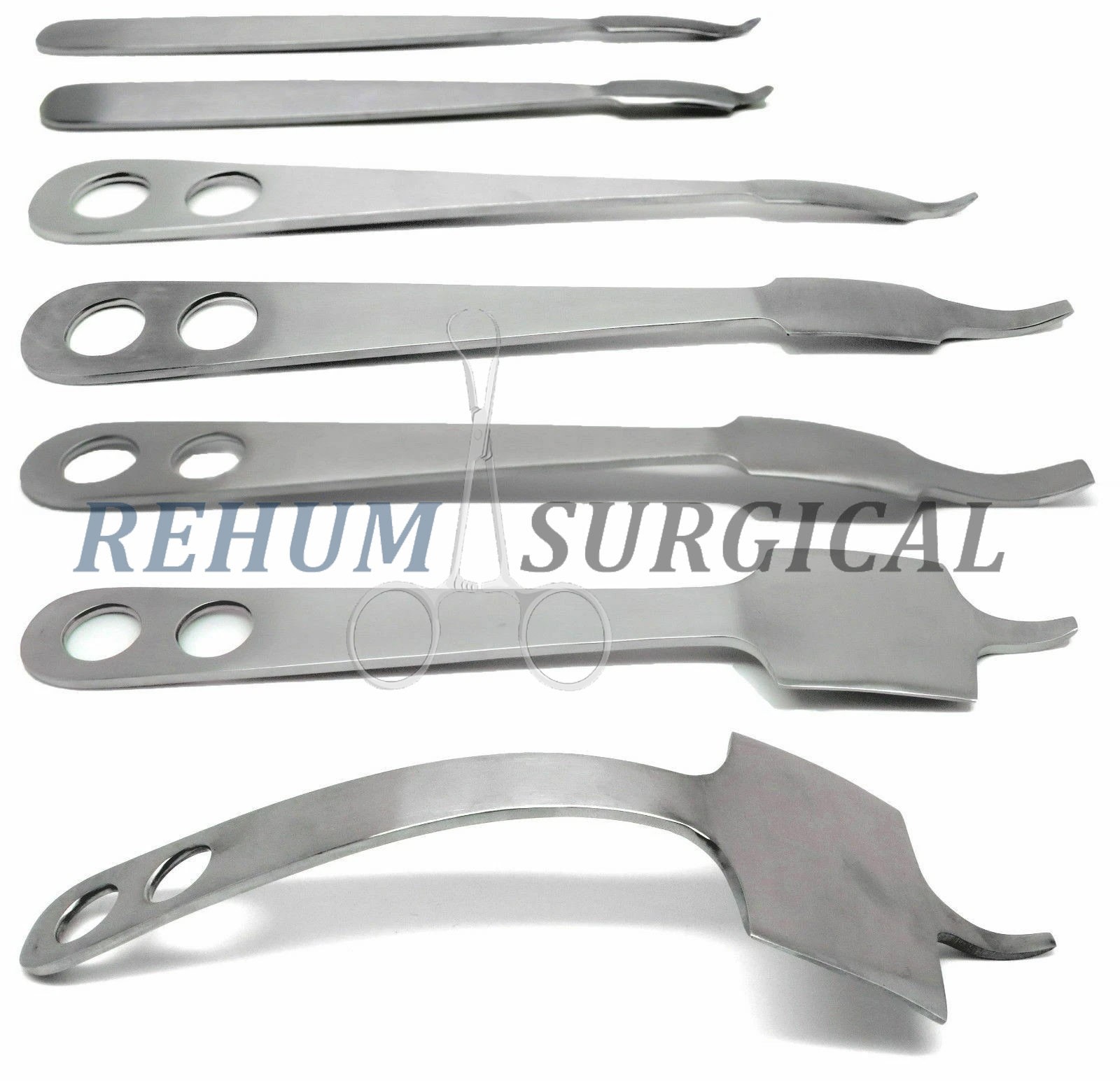 Set Of 7 Pcs Hohmann Retractor Set German Grad Surgical Orthopedic Instruments