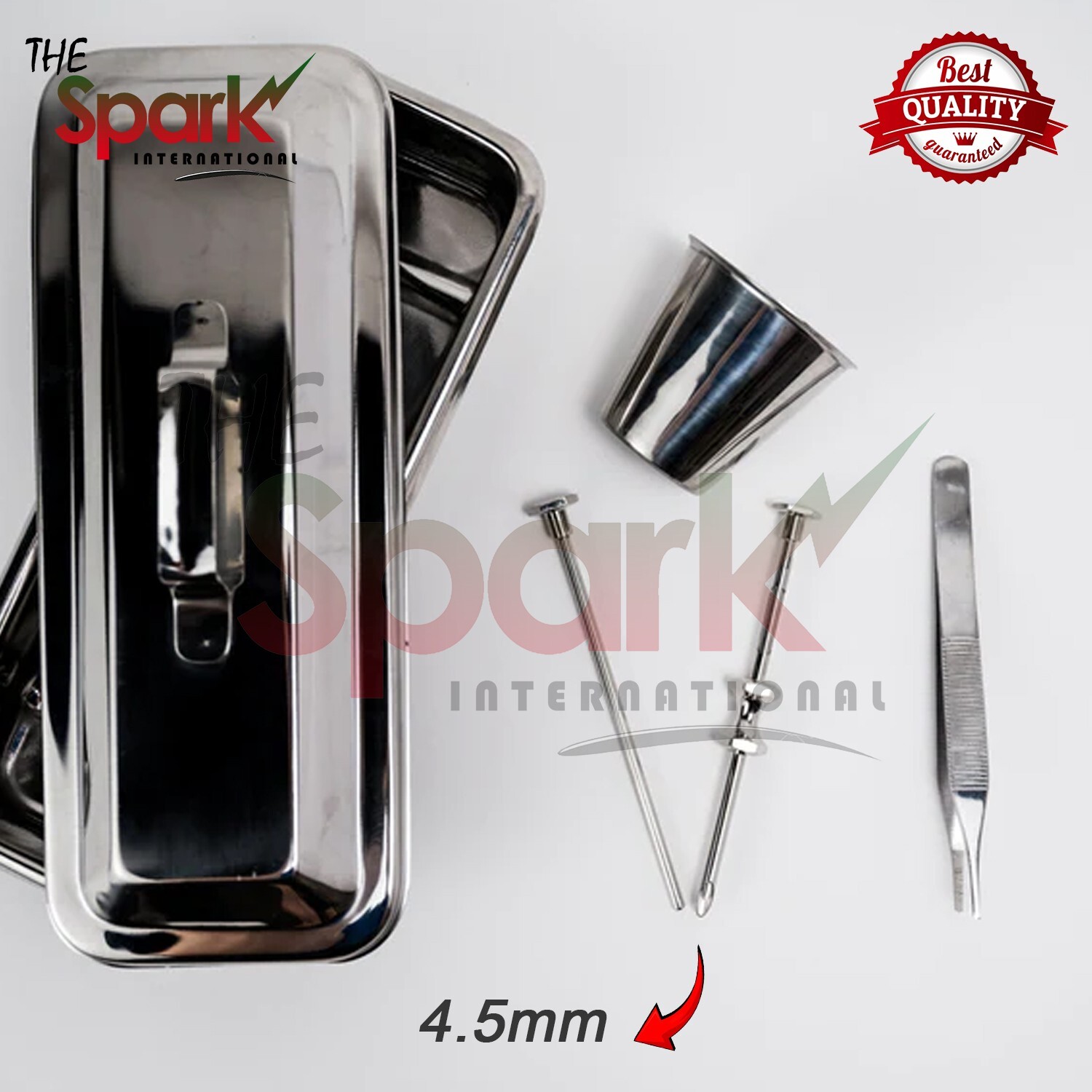 4.5MM STAINLESS STEEL REUSABLE AUTOCLAVE TROCAR SET