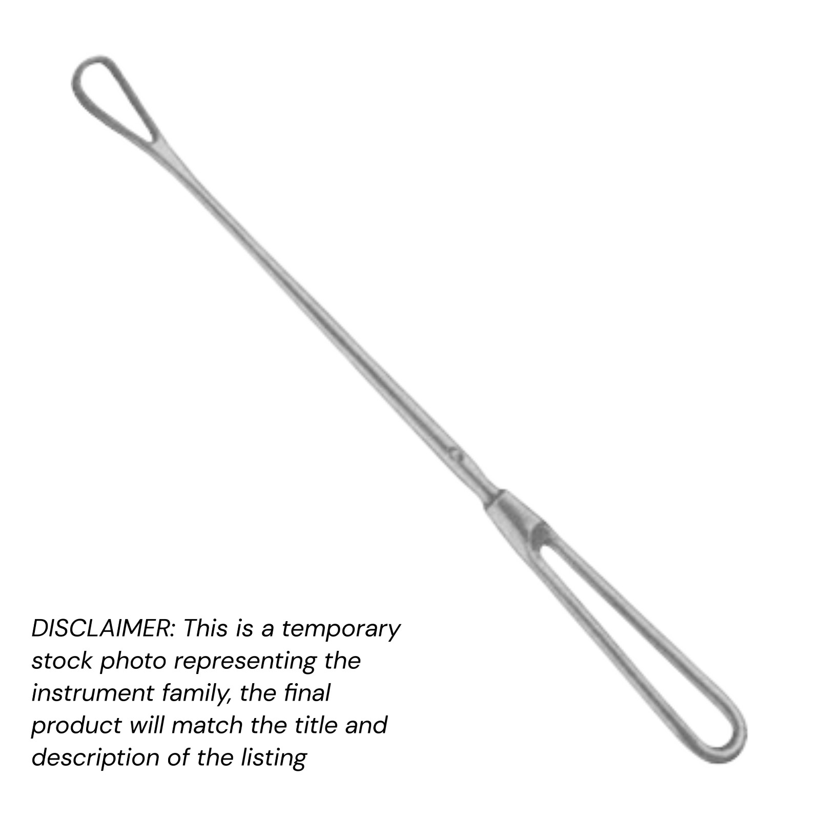5 pcs Bumm Uterine Curettes 12.5″ Malleable Blunt Lg Blade Sz 4 21x42mm OR Grade